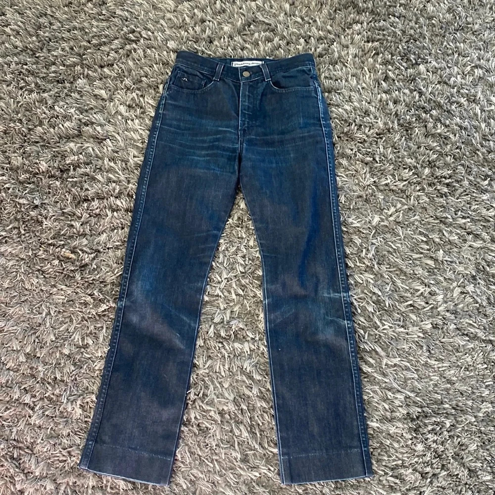J Lindenberg denim jeans dark wash style Jen size 26